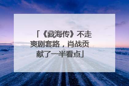 《藏海传》不走爽剧套路，肖战贡献了一半看点