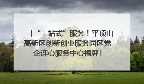 “一站式”服务！平顶山高新区创新创业服务园区党企连心服务中心揭牌