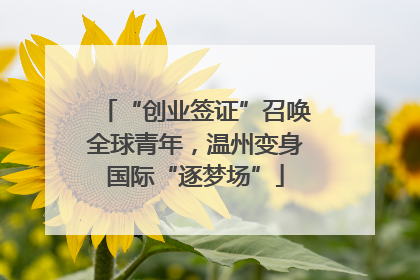 “创业签证”召唤全球青年，温州变身国际“逐梦场”