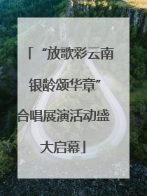 “放歌彩云南 银龄颂华章”合唱展演活动盛大启幕