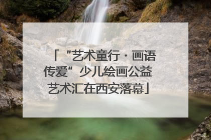 “艺术童行・画语传爱”少儿绘画公益艺术汇在西安落幕