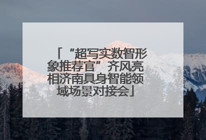 “超写实数智形象推荐官”齐风亮相济南具身智能领域场景对接会