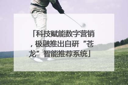 科技赋能数字营销，极融推出自研“苍龙”智能推荐系统