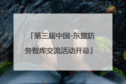 第三届中国-东盟防务智库交流活动开幕