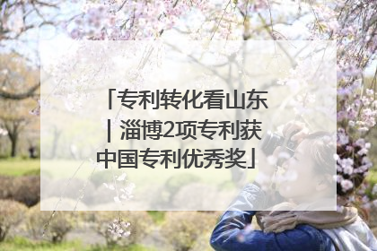 专利转化看山东｜淄博2项专利获中国专利优秀奖