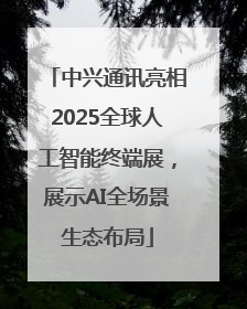 中兴通讯亮相2025全球人工智能终端展，展示AI全场景生态布局