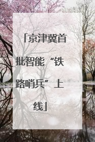 京津冀首批智能“铁路哨兵”上线