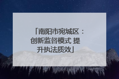 南阳市宛城区：创新监督模式 提升执法质效