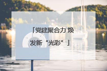 党建聚合力 焕发新“光彩”