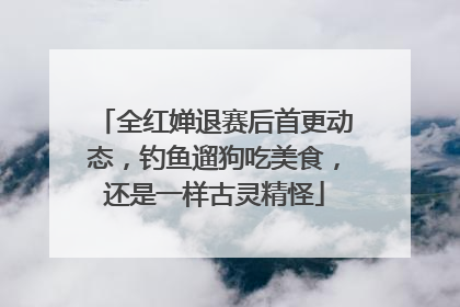 全红婵退赛后首更动态，钓鱼遛狗吃美食，还是一样古灵精怪