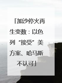 加沙停火再生变数：以色列“接受”美方案、哈马斯不认可