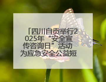 四川自贡举行2025年“安全宣传咨询日”活动 为应急安全公益短视频获奖者颁奖