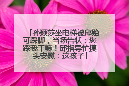 孙颖莎坐电梯被邱贻可踩脚，当场告状：您踩我干嘛！邱指导忙摸头安慰：这孩子