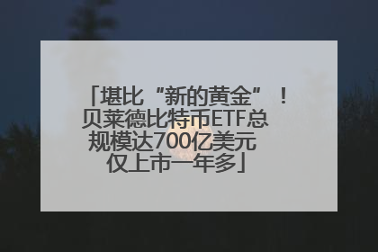 堪比“新的黄金”！贝莱德比特币ETF总规模达700亿美元 仅上市一年多