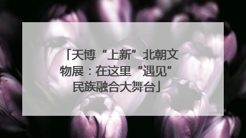 天博“上新”北朝文物展：在这里“遇见”民族融合大舞台