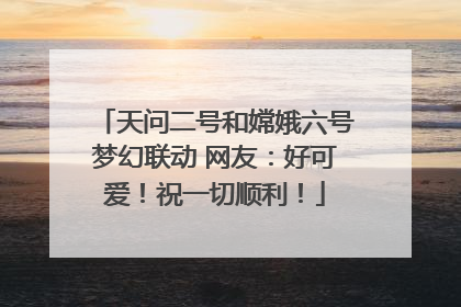 天问二号和嫦娥六号梦幻联动 网友：好可爱！祝一切顺利！
