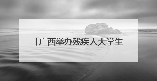 广西举办残疾人大学生分享活动 搭建学业到职业“无障碍通道”