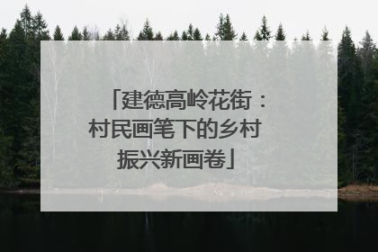 建德高岭花街：村民画笔下的乡村振兴新画卷