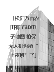 松阳万亩农田有了3D电子地图 植保无人机也能“上夜班”了