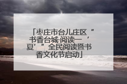 枣庄市台儿庄区“书香台城·阅读一‘夏’”全民阅读暨书香文化节启动