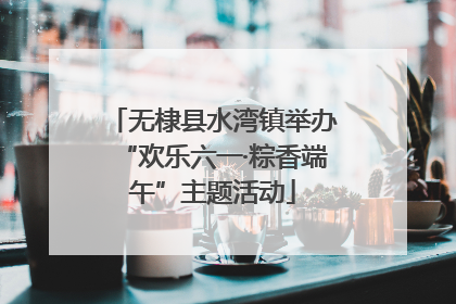 无棣县水湾镇举办“欢乐六一·粽香端午”主题活动
