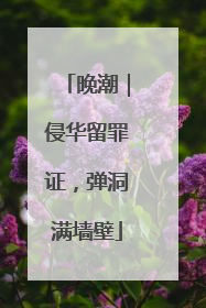晚潮｜侵华留罪证，弹洞满墙壁