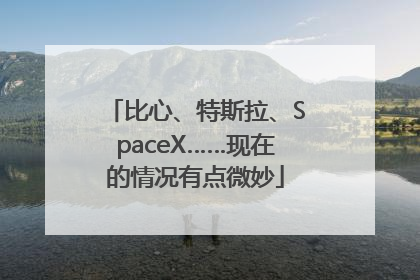 比心、特斯拉、SpaceX……现在的情况有点微妙