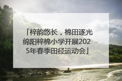 梓韵悠长，棉田逐光 绵阳梓棉小学开展2025年春季田径运动会