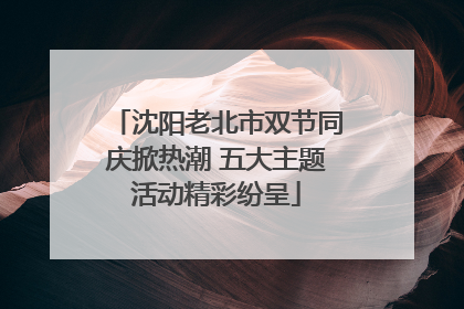 沈阳老北市双节同庆掀热潮 五大主题活动精彩纷呈