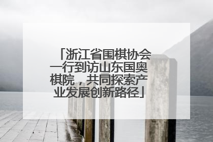 浙江省围棋协会一行到访山东国奥棋院，共同探索产业发展创新路径