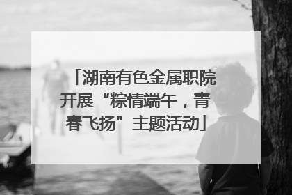 湖南有色金属职院开展“粽情端午，青春飞扬”主题活动