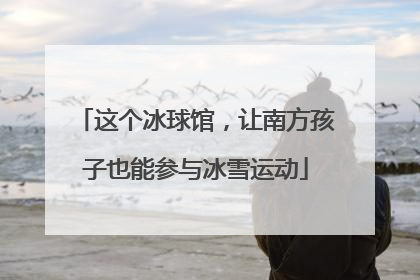 这个冰球馆，让南方孩子也能参与冰雪运动