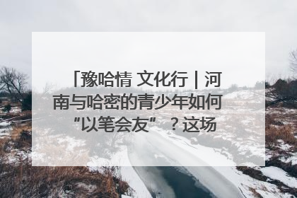豫哈情 文化行｜河南与哈密的青少年如何 “以笔会友”？这场书画展藏着答案
