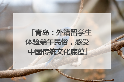 青岛：外籍留学生体验端午民俗，感受中国传统文化底蕴
