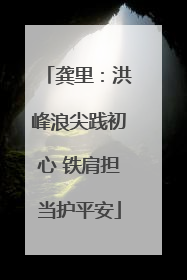 龚里：洪峰浪尖践初心 铁肩担当护平安