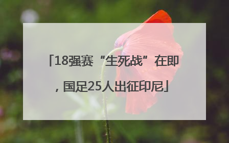 18强赛“生死战”在即，国足25人出征印尼