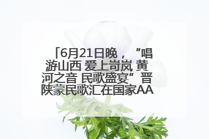 6月21日晚，“唱游山西 爱上岢岚 黄河之音 民歌盛宴”晋陕蒙民歌汇在国家AAA级景区——岢岚宋长城精彩上演